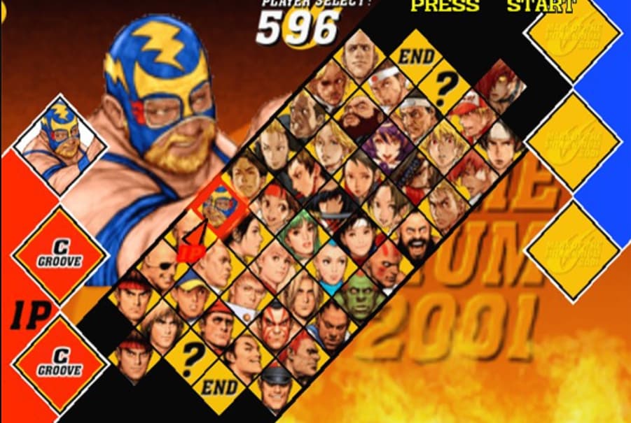 Screenshot de Capcom vs. SNK 2 EO - Millionaire Fighting 2001