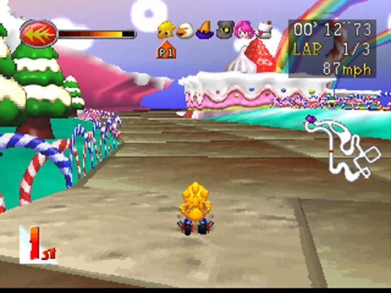 Screenshot de Chocobo Racing