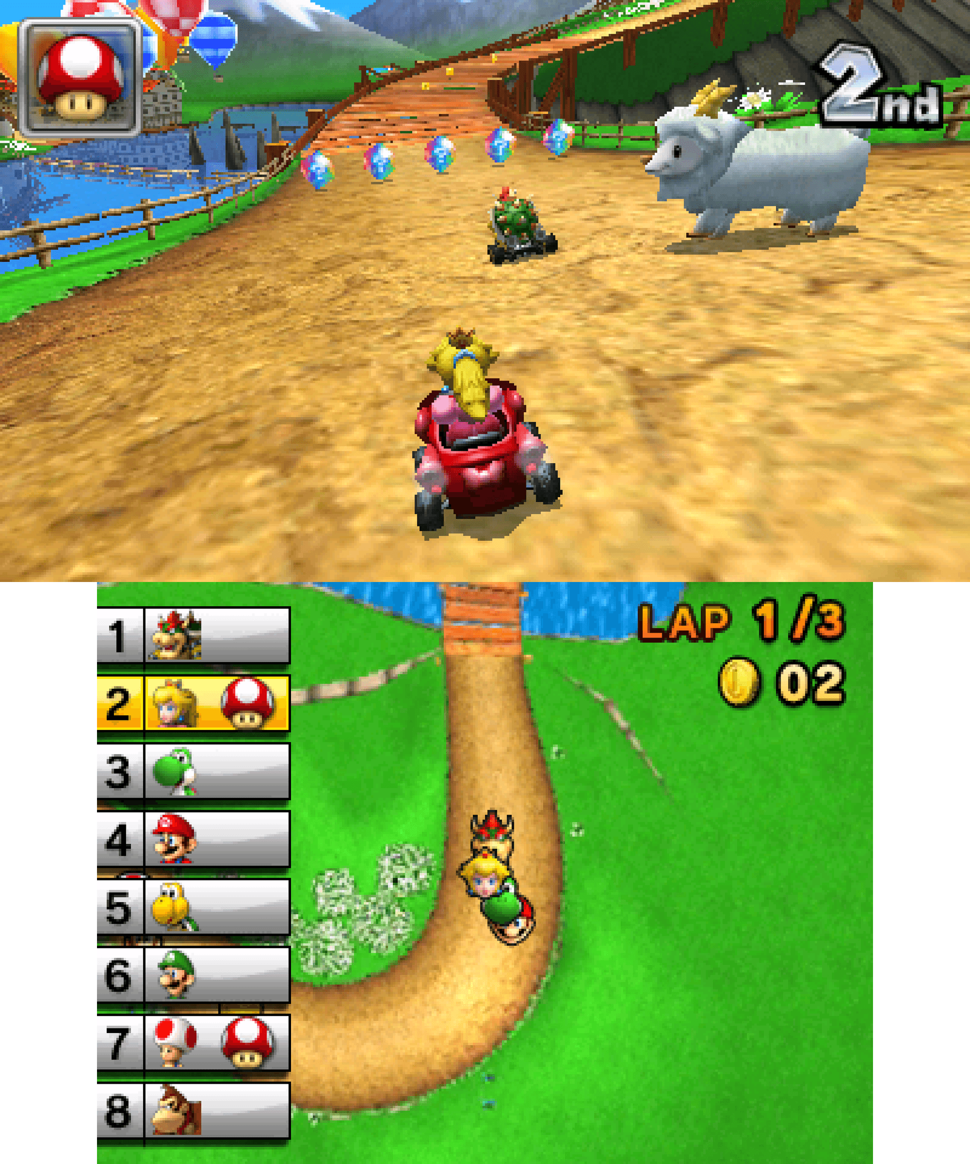 Screenshot de Mario Kart 7
