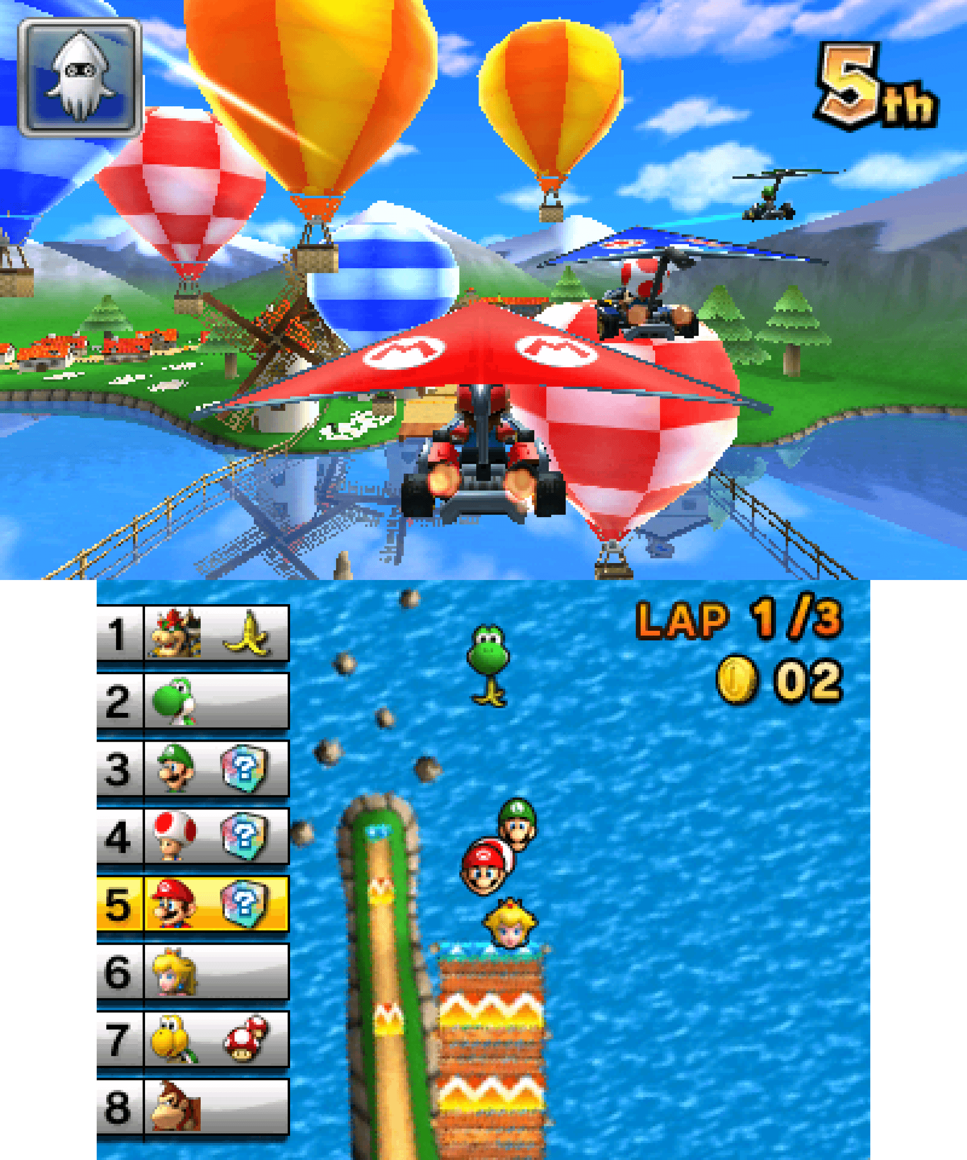 Screenshot de Mario Kart 7
