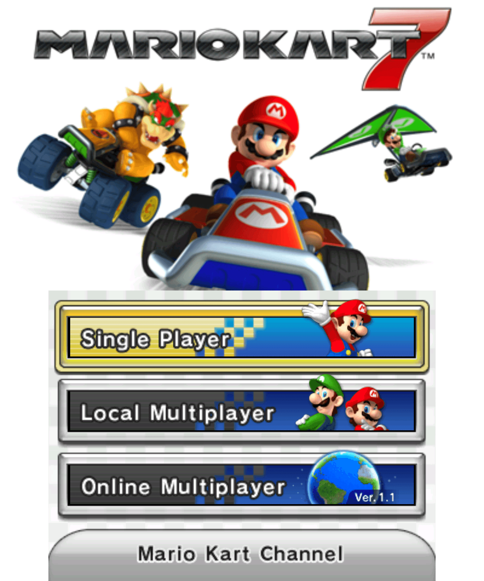 Screenshot de Mario Kart 7