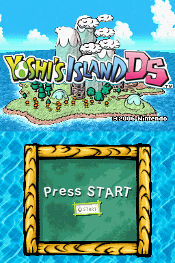 Screenshot de Yoshi's Island DS