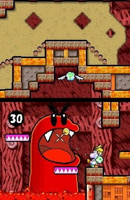 Screenshot de Yoshi's Island DS