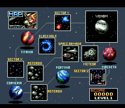 Screenshot de Starwing