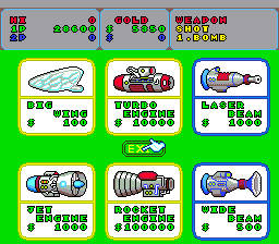 Screenshot de Fantasy Zone