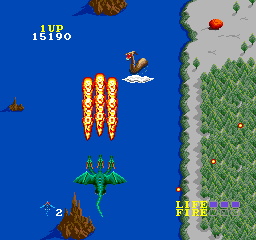 Screenshot de Dragon Spirit