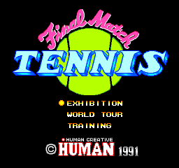 Screenshot de Final Match Tennis