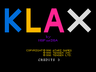 Screenshot de Klax
