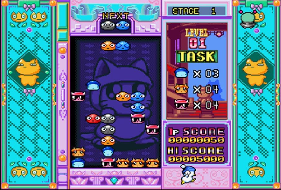 Screenshot de Hebereke's Popoitto