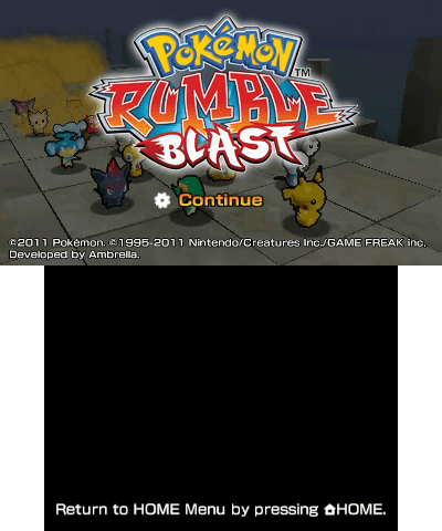 Screenshot de Pokémon Rumble Blast