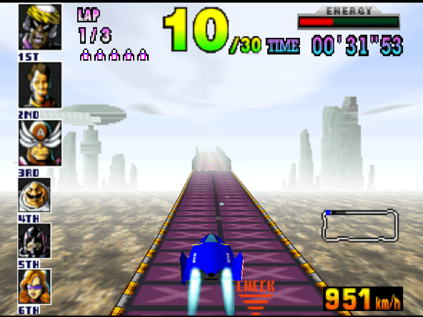 Screenshot de F-Zero X
