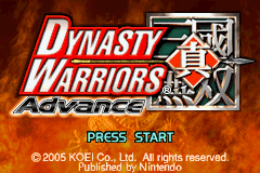 Screenshot de Dynasty Warriors Advance
