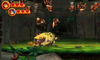 Screenshot de Donkey Kong Country Returns 3D