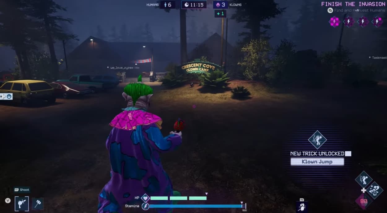 Screenshot de Killer Klowns from Outer Space : The Game