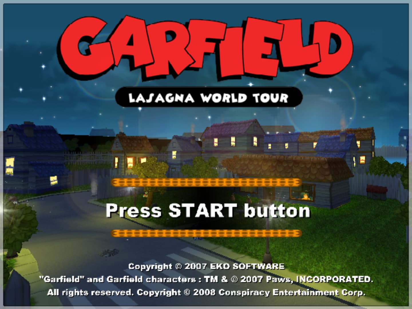 Screenshot de Garfield Lasagna World Tour
