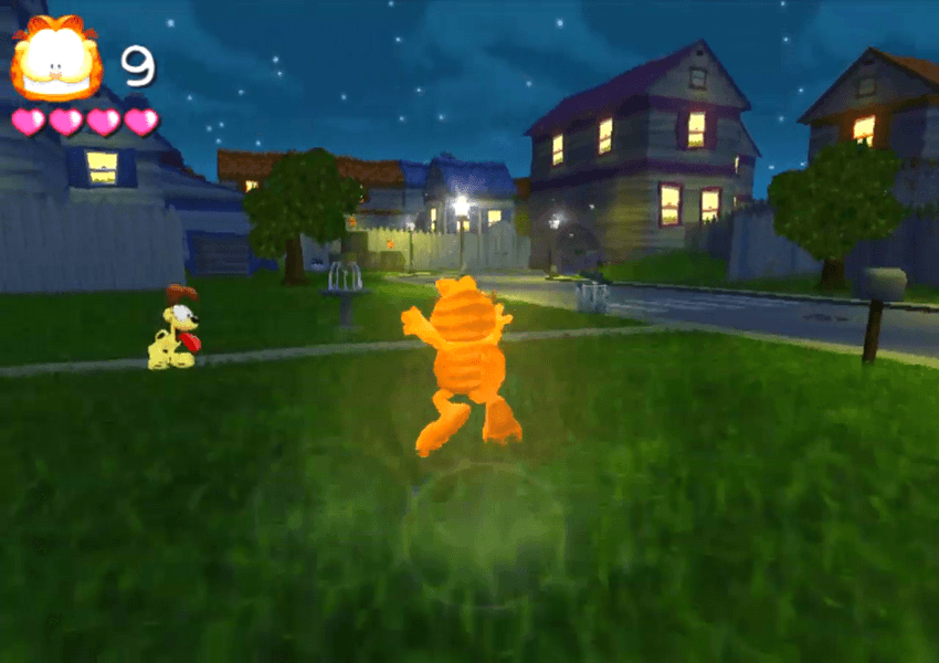 Screenshot de Garfield Lasagna World Tour