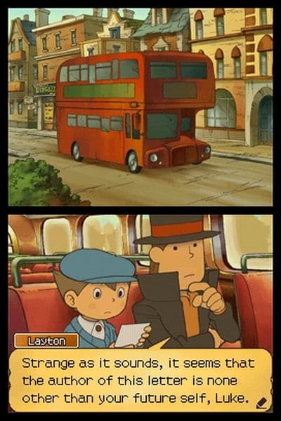 Screenshot de Professeur Layton et le Destin Perdu