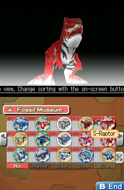 Screenshot de Fossil Fighters