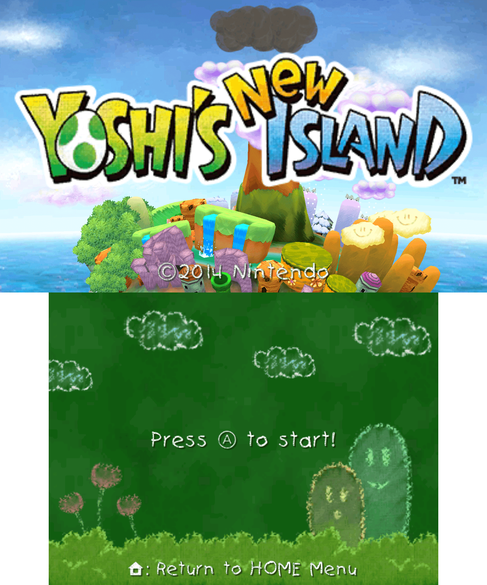 Screenshot de Yoshi's New Island