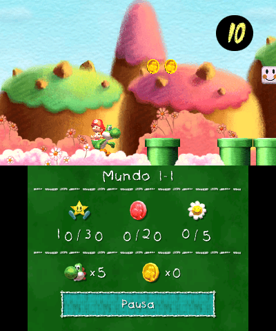 Screenshot de Yoshi's New Island