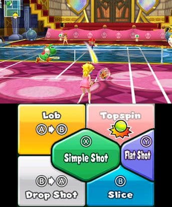 Screenshot de Mario Tennis Open
