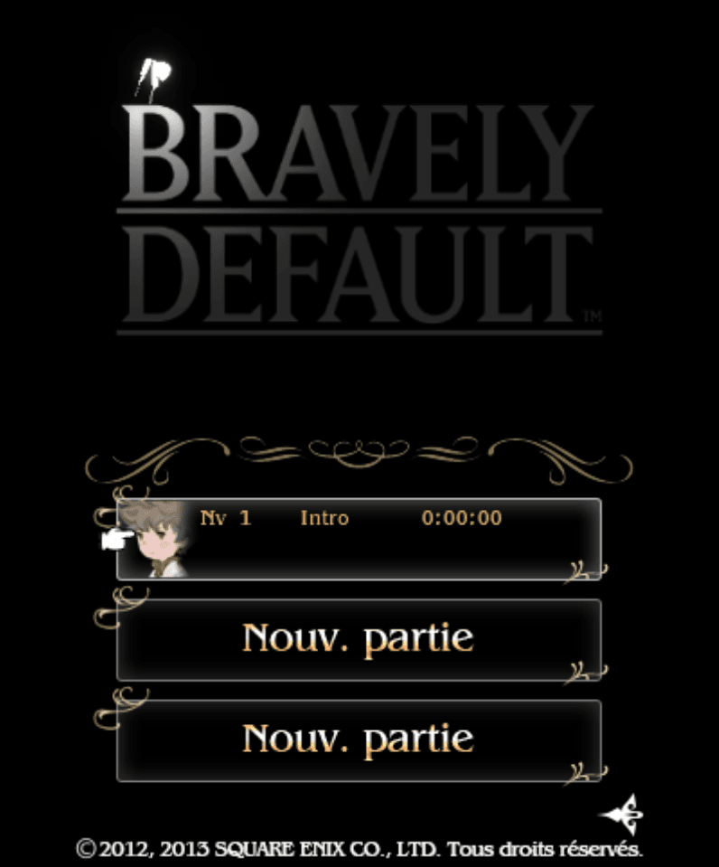 Screenshot de Bravely Default