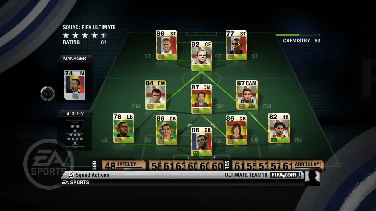Screenshot de Fifa 10