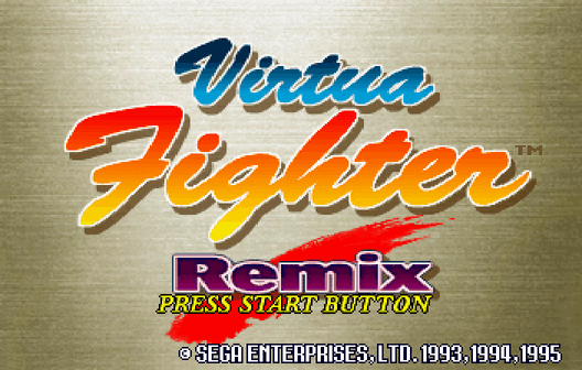Screenshot de Virtua Fighter Remix