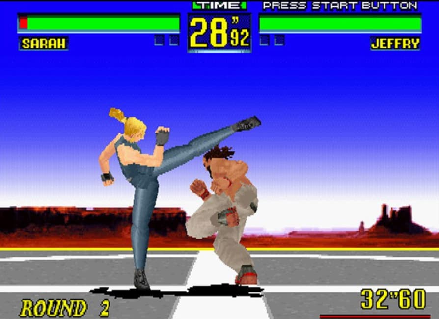 Screenshot de Virtua Fighter Remix