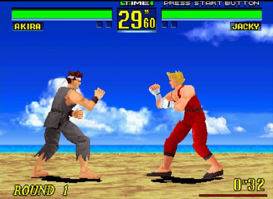 Screenshot de Virtua Fighter Remix