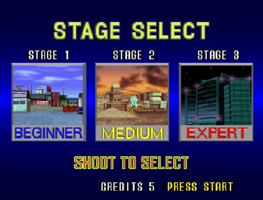 Screenshot de Virtua Cop