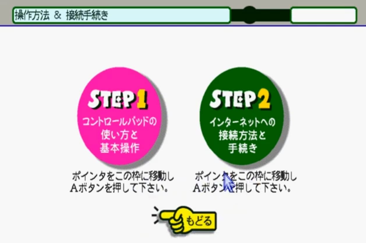 Screenshot de Sega Saturn Internet Vol. 1