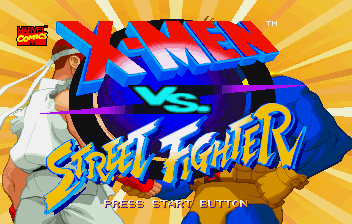 Screenshot de X-Men vs. Street Fighter