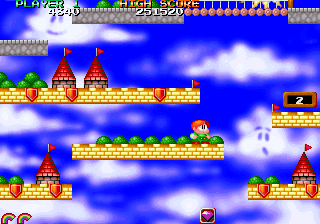 Screenshot de Bubble Bobble also featuring Rainbow Islands