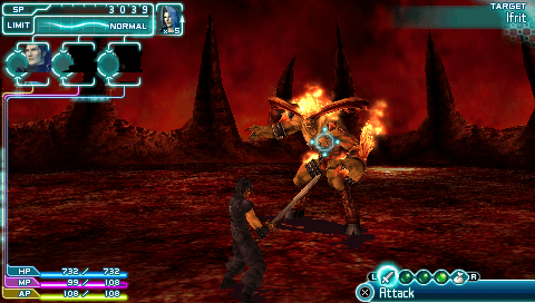 Screenshot de Crisis Core Final Fantasy VII