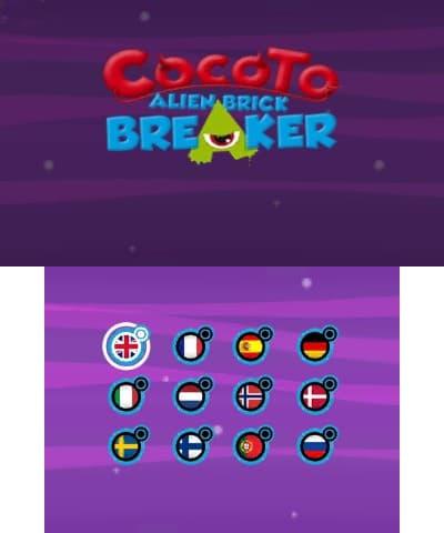 Screenshot de Cocoto Alien Brick Breaker