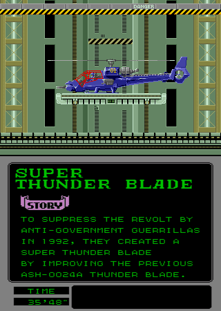 Screenshot de Super Thunder Blade