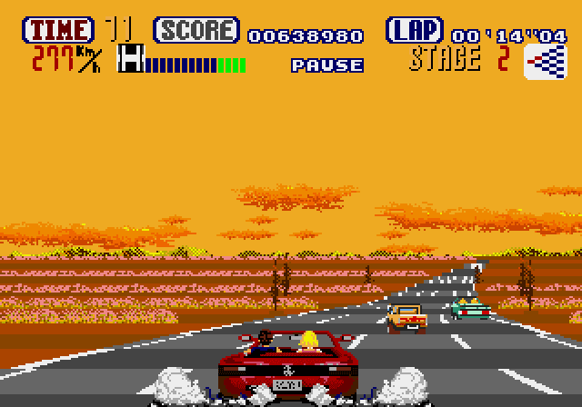Screenshot de OutRun