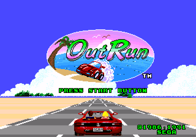 Screenshot de OutRun