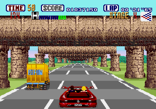 Screenshot de OutRun