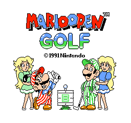 Screenshot de Mario Open Golf